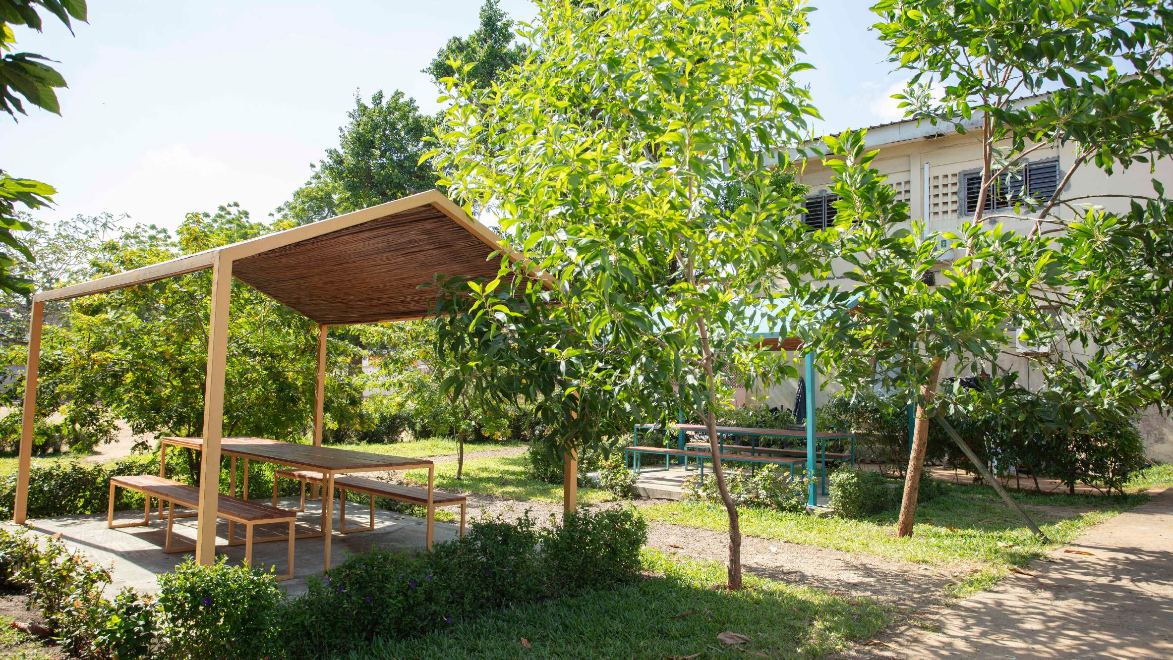 Espace pédagogique couvert